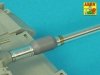 Aber 35l-345 120 mm L/55 CN08 barrel for K2 Black Panther tank / Lufa 120 mm L/55 CN08 do czołgu K2 Black Panther 1/35